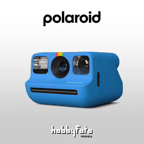 Polaroid go gen 2 blu fotocamera istantanea con specchio selfie e usb-c