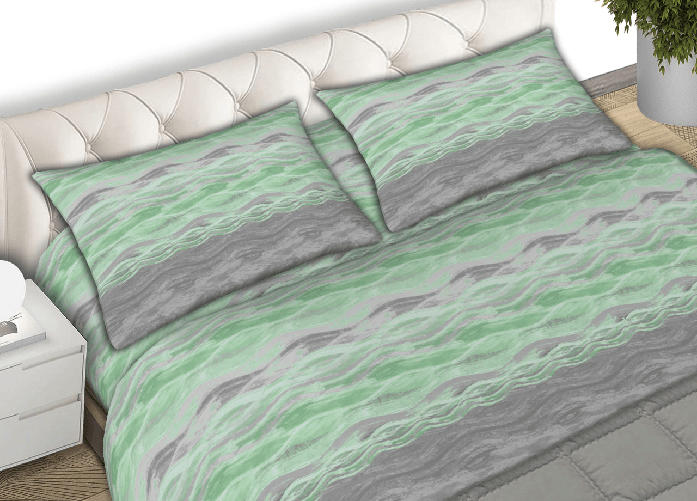 Completo Lenzuola In Morbida Flanella Made Italy Disegno Pretty C.N