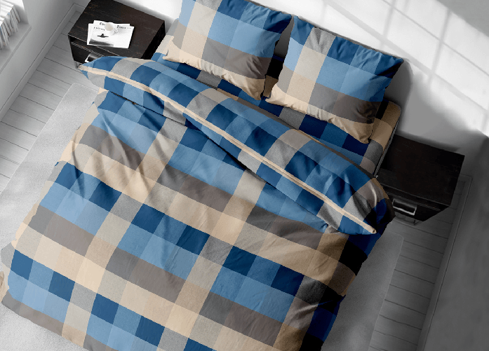 Sacco Copripiumino In Morbida Flanella 100% Cotone Dis.Scotland