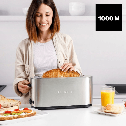 Taurus Mytoast Legend 7 2 fetta/e 1000 W Acciaio inox Taurus Tostapane Taurus MY TOAST NEW LE