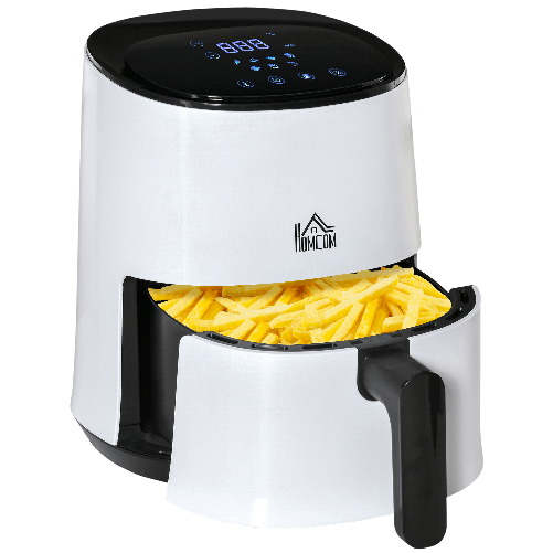 PG Convenienza Friggitrice ad Aria 2.5L 1300W con 7 Menu, Schermo LED e Tegame, 24.9x33.9x29.9cm
