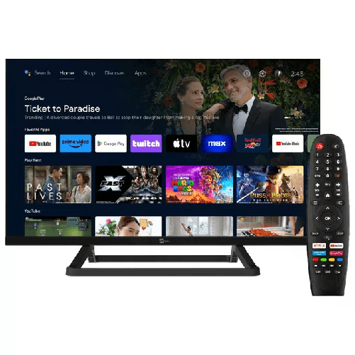 Telesystem TELE System 28000257 TV 61 cm (24") HD Smart TV Wi-Fi Nero 180 cd/m² Telesystem TV TS24FL SMG14 HD Ready Schermo 24 Pollici Nero