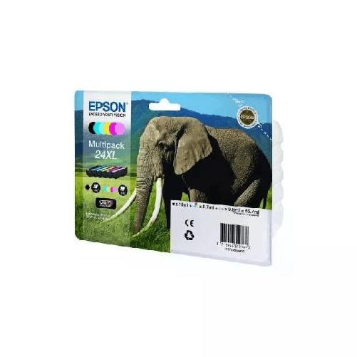 Epson 24xl Series Elephant Multipack Containing 6ink Cartridges