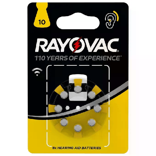 Rayovac Batteria per apparecchi acustici Size 10 Blister 8, PR70