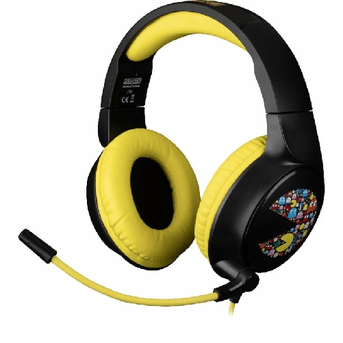 Fr-Tec Konix PacMan Auricolare Cablato A Padiglione Gaming USB tipo A Nero, Giallo FR-TEC Auricolari FR-TEC 82549000001