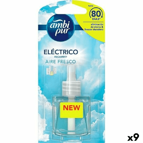 Ricariche Per Diffusore Elettrico Ambi Pur AIRE FRESCO Aria pulita 21,5 ml (9 Unità)