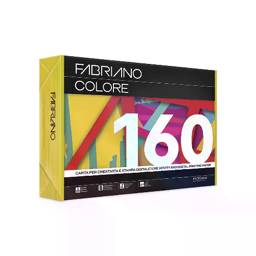 Carta Per Fotocopie Fabriano Colore 160 Gr/mq A4 Giallo Risma 250 Fogli