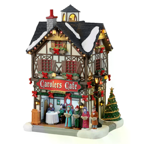 Carolers Café: Melodie Natalizie e Calore a Caddington Village