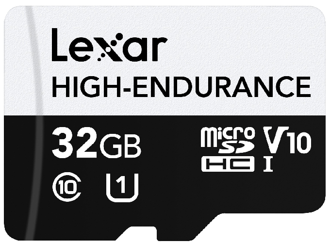 Lexar High-Endurance MicroSDHC 32GB UHS-I Classe 10 per Dash Cam Lexar microsdhc 32gb high-endurance classe 10 uhs-i per dash cam e sicurezza