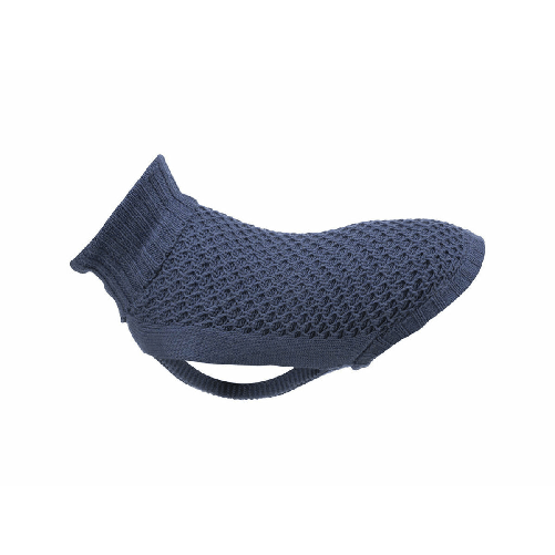 TRIXIE 680083 abbigliamento da esterno per cani e gatti XS Blu Cotone, Poliammide, Lana Cane Pullover Trixie Maglione per Cani Trixie Azzurro XS