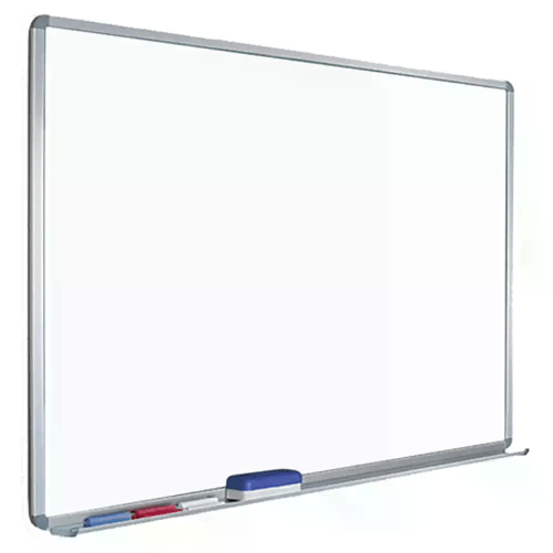 Lavagna Magnetica Bianca Giodicart con Cornice e Mensola Porta Pennarelli – 60x90 cm
