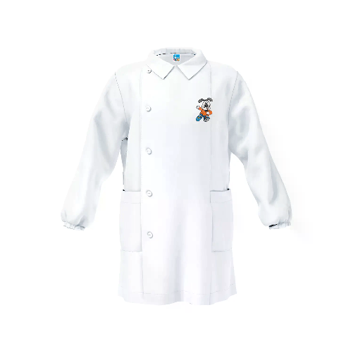 Grembiule Bambino Asilo 4042 Bianco 6 Anni