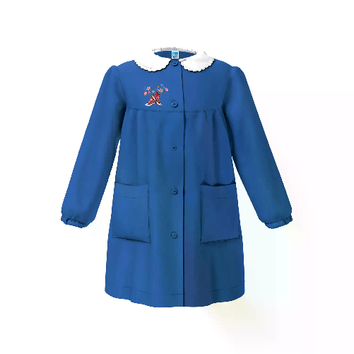 Grembiule Bambina Scuola 4064 Blu 9 Anni