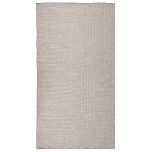 Tappeto da Esterni a Tessitura Piatta 80x150 cm Tortora