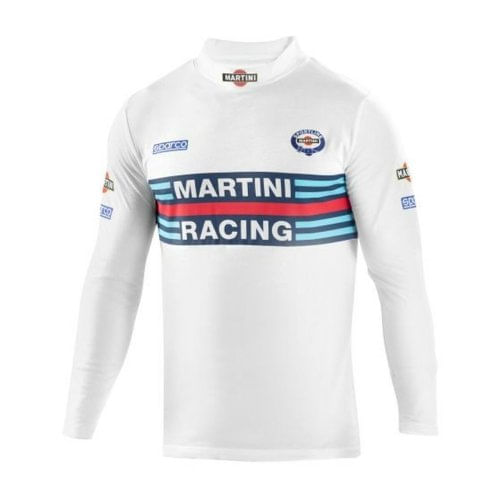 Maglia a Maniche Lunghe Uomo Sparco Martini Racing Bianco S