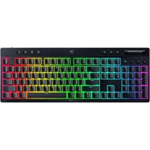 Razer BlackWidow V4 Low-Profile HyperSpeed tastiera Gaming USB + RF Wireless + Bluetooth QWERTY US International Nero Tastiera Razer RZ03-05270800-R3M
