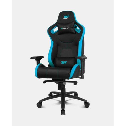 DRIFT DR600BL sedia per videogioco Poltrona per gaming Seduta imbottita Nero, Blu DRIFT Sedia Gaming DRIFT DR600BL Nero