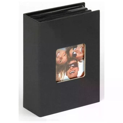 Walther Minimax slip-in Fun album fotografico e portalistino Nero 100 fogli 10 x 15 Rilegatura perfetta