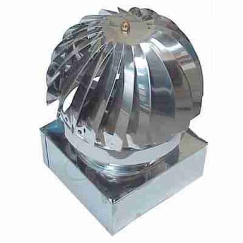 Ventolino Girevole Base Quadra Inox Aisi 304 Cm 42X42
