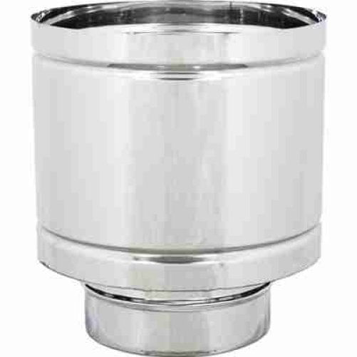 Terminale Scarico A Botte Maschio Acciaio Inox 304 Cm 15 H.Cm 25