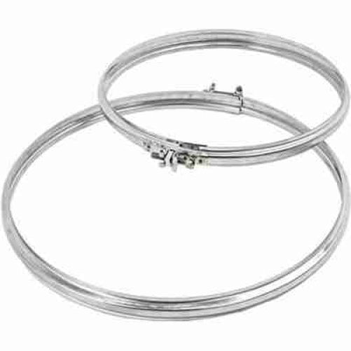 Fascetta Bloccaggio Tubo Acciaio Inox Aisi 304 Cm 15