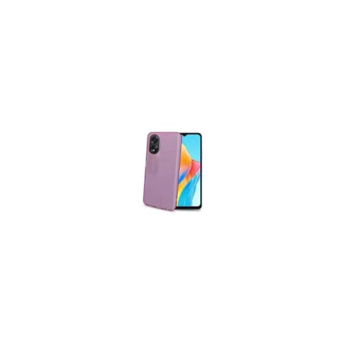 Celly Cover GelSkin Trasparente Rosa per Oppo A18 A38