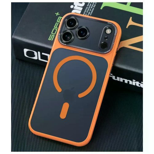 Celly, Cover per iPhone 17 Pro Max, Feelingmag, Rossa, TPU, Magsafe