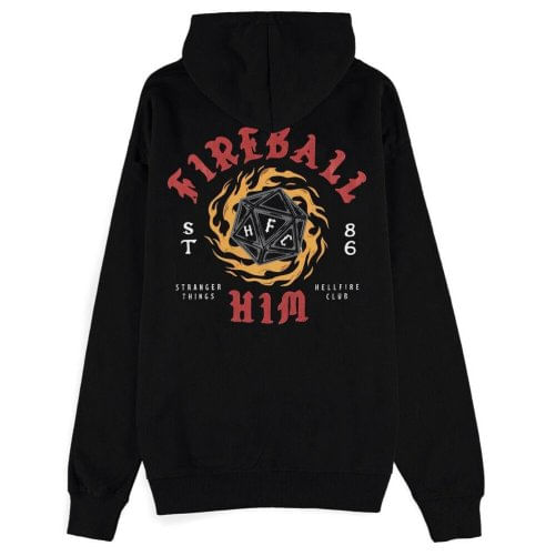 Difuzed Felpa Stranger Things Fireball Taglia L