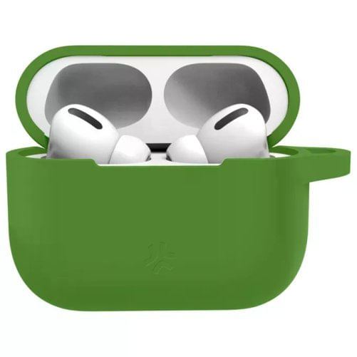 Celly Custodia Universale Verde in Silicone per AirPods Pro