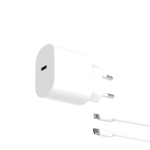 Contact LCD30WA03 Caricabatterie per dispositivi mobili Cuffie, Console portatile, Smartphone Contact Caricabatterie da Parete Contact Bianco 30 W