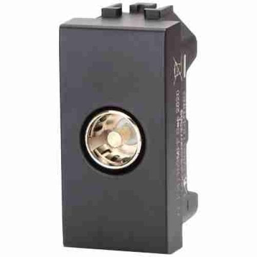 Presa Tv Passante Abl Nero Mm 9,5