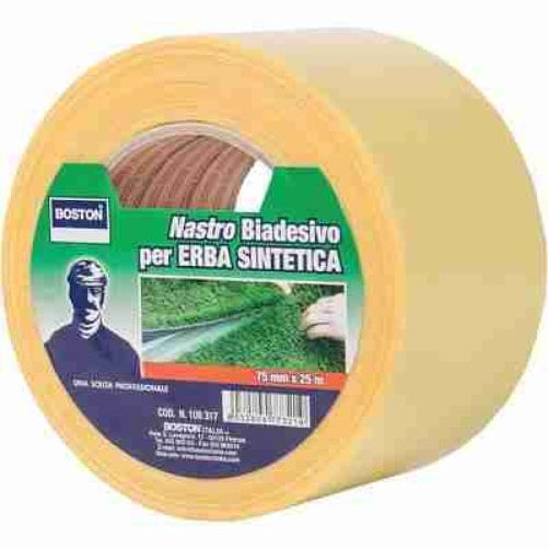 Nastro Prato Erba Sintetica Biadesivo Boston Mm 75 Ml 25