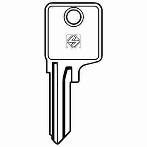 Chiave Piatta Sts Sts1 Silca Acciaio Nichelato