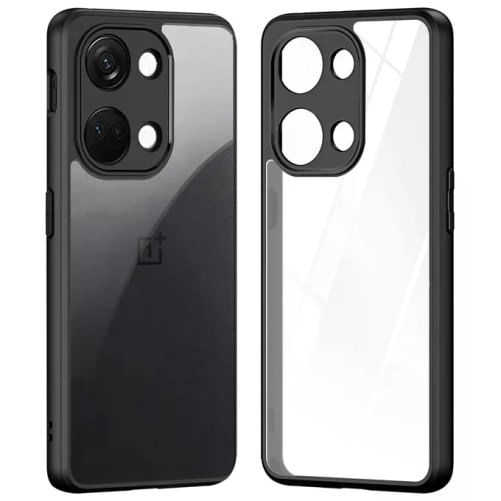 Celly Cover per OnePlus Nord 3 in TPU nero trasparente