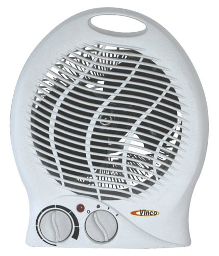 Vinco 70304 termoventilatore elettrico 2000w con termostato e protezione surriscaldamento