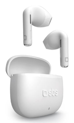 SBS TEEARTWSGOPODSW cuffia e auricolare True Wireless Stereo (TWS) In-ear Musica e Chiamate Bluetooth Bianco Auricolari true wireless sbs bluetooth st