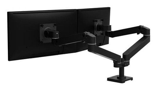 Ergotron LX Pro Series 45-686-292 Supporti a parete per TV 68,6 cm (27") Scrivania Nero Ergotron lx 45-686-292 supporto tv dual monitor 27" scrivania