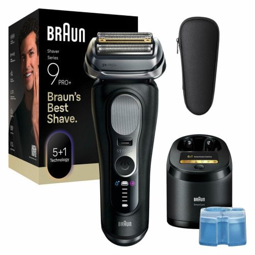 Braun Series 9 Pro+ 9660CC Rasoio Trimmer Nero, Argento Braun Rasoio per capelli Braun 9660CC