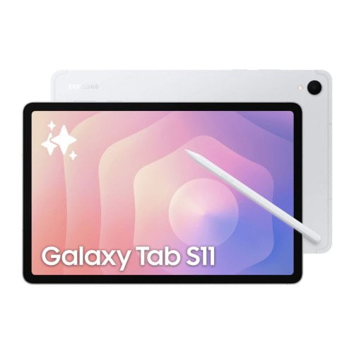 Samsung Galaxy Tab S11 5G LTE-TDD & LTE-FDD 128 GB 27,9 cm (11") 12 GB Wi-Fi 6E (802.11ax) Argento Tablet Samsung Galaxy Tab S11 X736 11" Octa Core 12