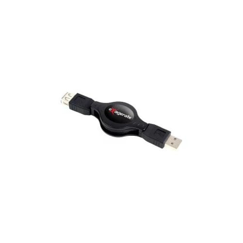 Hamlet Cavo retrattile usb con 4 adattatori fino a 1.2 metri Hamlet Kit Cavo Retrattile Usb