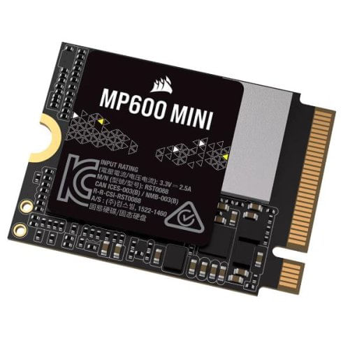 Corsair MP600 Mini 1 TB M.2 PCI Express 4.0 NVMe 3D TLC NAND Corsair mp600 mini 1tb m.2 2230 ssd - CSSD-F1000GBMP600MNR2