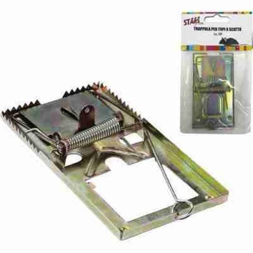 Trappola Topi A Scatto Stars Acciaio Mm 50X90