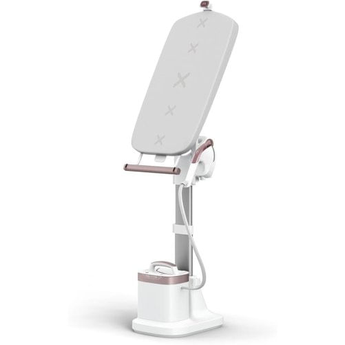 Rowenta IXEO Vision, Soluzione All-in-One per Stiratura e Vaporizzazione, Asse Multi-Posizione, Vapore Potente Ferro da Stiro verticale Rowenta QR1811