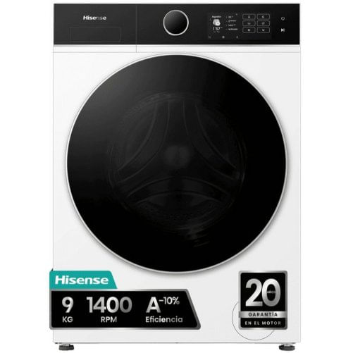 Hisense WF5I9043BWFS lavatrice Caricamento frontale 9 kg 1400 Giri/min Bianco Hisense Lavatrice Hisense WF5I9043BWFS 9 kg