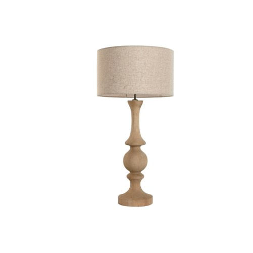 Home ESPRIT Lampada da tavolo Home ESPRIT Naturale Legno di mango 50 W 220 V 40 x 40 x 78 cm