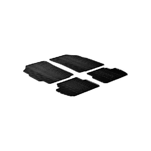 Set tappeti su misura in gomma - compatibile per Chevrolet Spark (02/10>09/15)