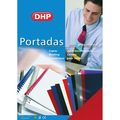 Copertine per rilegatura DHP Rosso A4 polipropilene 100 Pezzi