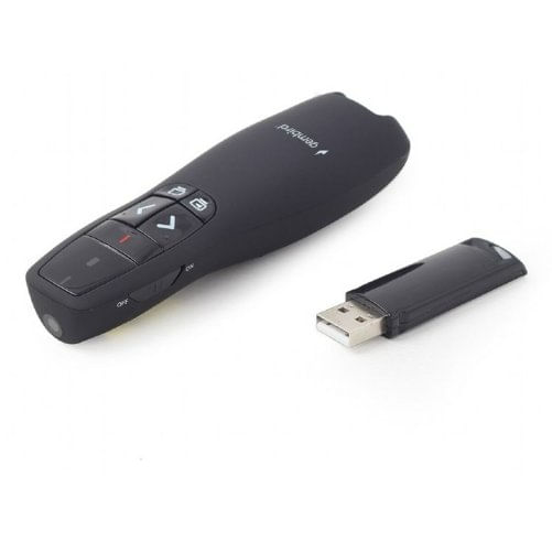 Gembird WP-L-12 telecomando IR Wireless Schermo di proiezione Pulsanti GEMBIRD Telecomando Universale GEMBIRD WP-L-12 Nero