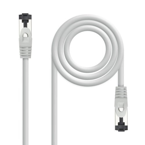 Nanocable 10.20.2010 cavo di rete Grigio 10 m Cat8.1 S/FTP (S-STP) NANOCABLE Cavo USB NANOCABLE 10.20.2010 Grigio 10 m