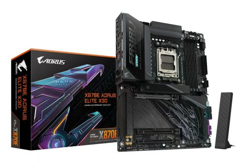 GIGABYTE X870E AORUS ELITE X3D Scheda Madre – Supporta CPU AMD Ryzen 9000, VRM Digitale a 16+2+2 fasi Gigabyte GA-X870E A Elite X (AM5) (D)